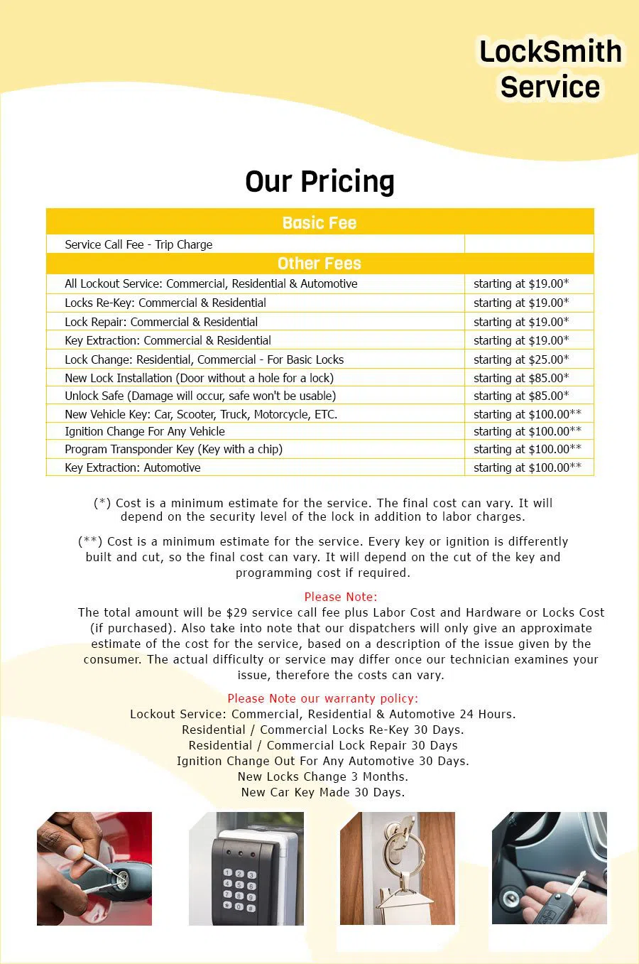 Security Locksmith Services Orlando, FL 407-552-4022