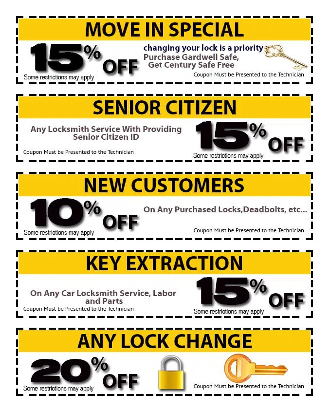 Security Locksmith Services Orlando, FL 407-552-4022 - coupon-img
